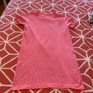 *RARE* pink, Lululemon swiftly, short sleeve